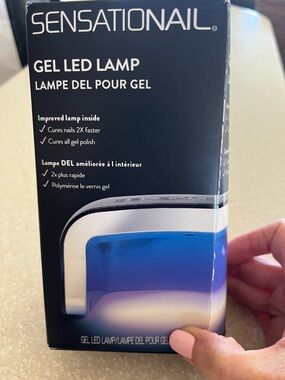 Sensationail Gel LED Lamp – White with Blue Accent